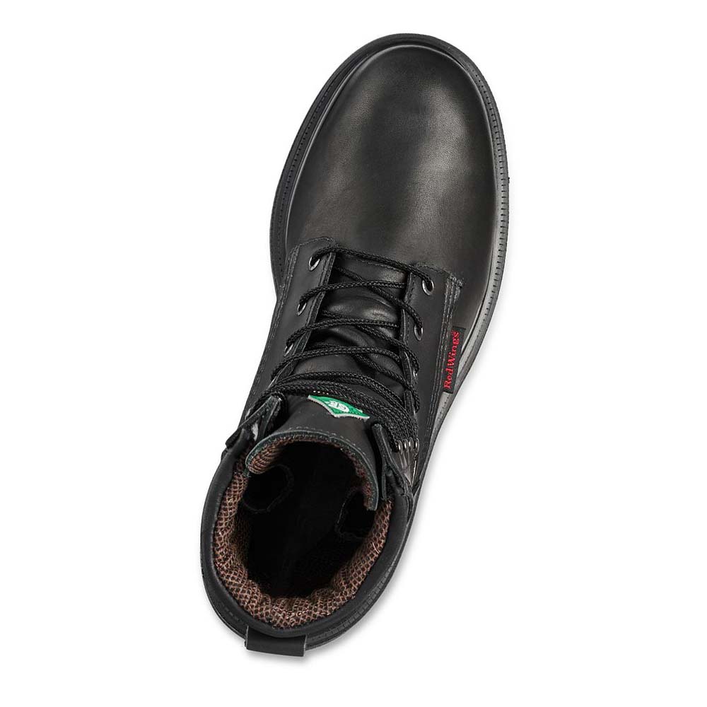 Red Wing SuperSole® 2.0 8-inch Insulated, Safety Toe Men's Waterproof Boots Black | ZA 363FDN